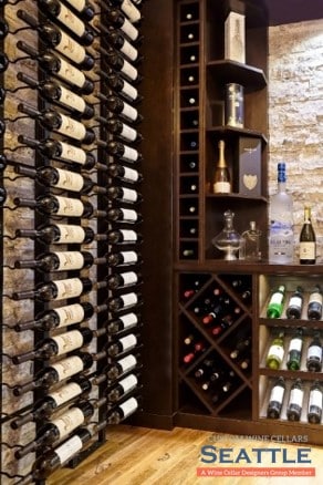 VintageView Metal Wine Racks for Contemporary Wine Cellars