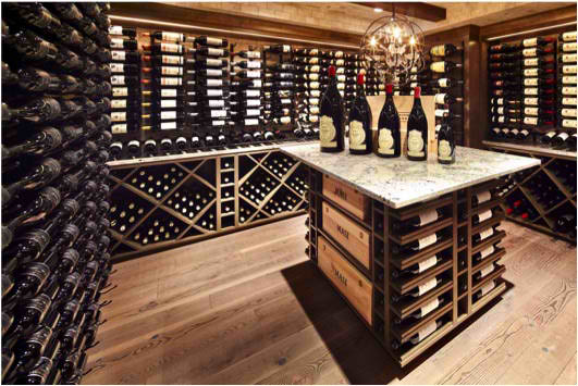 Transitional Residential Wine Cellar Project Seattle