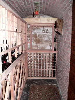 Residential Custom Cellar Installed with a WhisperKOOL XLT Wine Cooling Unit Seattle