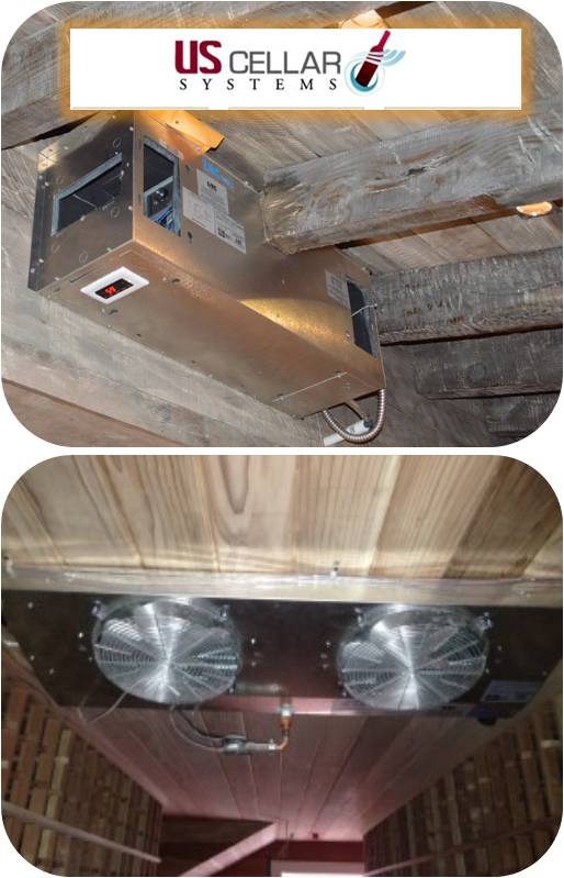 US Cellar Systems Wine Cooling Units Installed in Custom Wine Cellars in Seattle