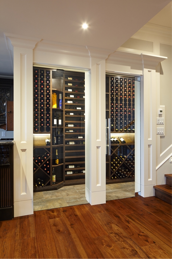 Traditional Home Custom Wine Cellar Designed by Seattle Builders