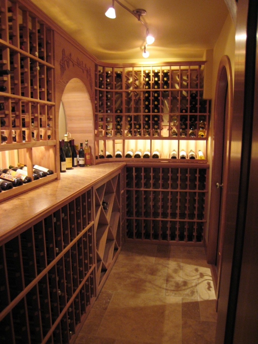 Beautiful Residential Custom Wine Cellar Built by Seattle Designers and Installers