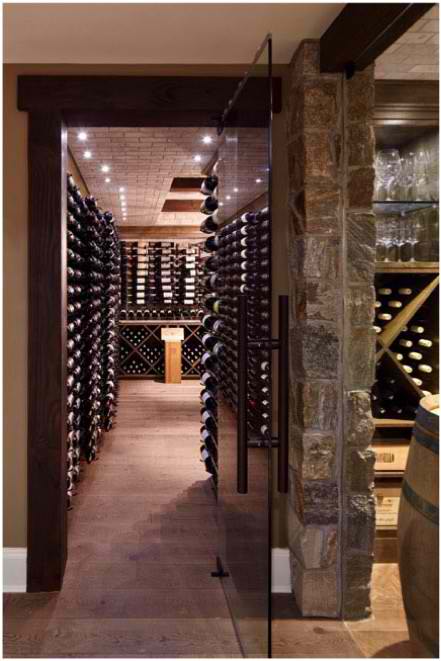 Residential Custom Wine Cellar Design Created by Seattle Master Builders