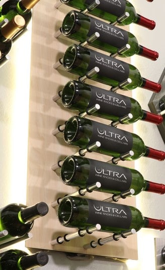 Wine PEG Series Metal Wine Racks are Ideal for Designing Residential Custom Wine Cellars in Seattle