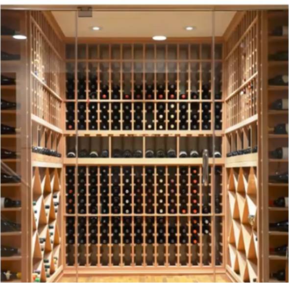 Traditional Custom Wine Rack Design for a Home Wine Cellar in Seattle