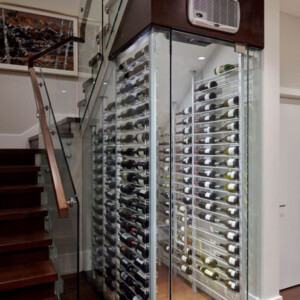 13 - Seattle Under Stairs Wine Cellar Contemporary