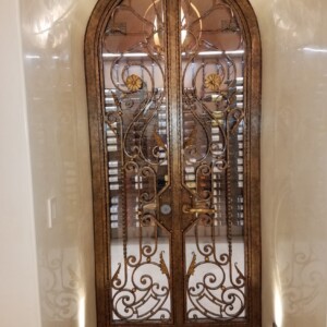 06 - Dramatic Door In Wrought Iron Custom Designed San Antonio Washington State Project