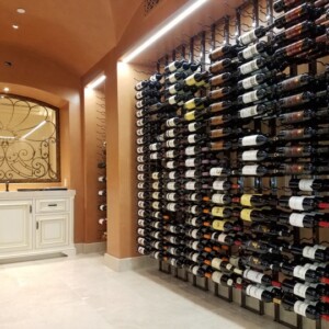 08 - Metal Wine Racks in Custom Cellar Display VintageView Wine Racks Seattle Seattle