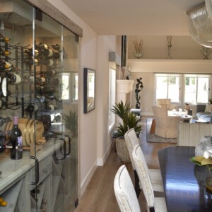 30 - W-Style Metal Wine Racking and Wooden Bins for Small Seattle Wine Closets